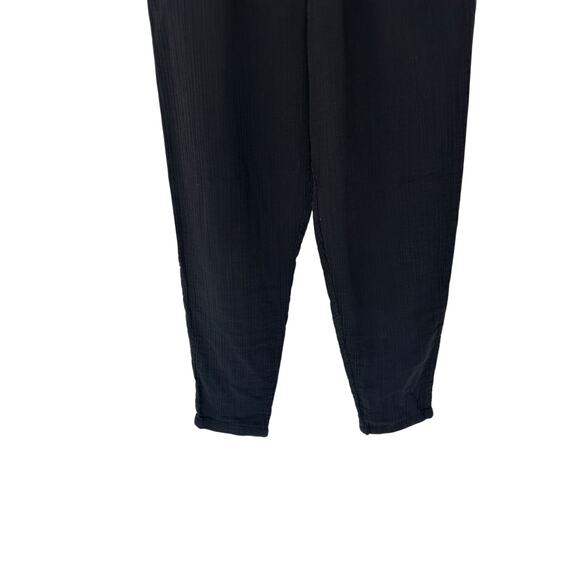American Colors by Alex Lehr Pants Black Gauze Relaxed Lagenlook Casual Medium‎ - Picture 4 of 11